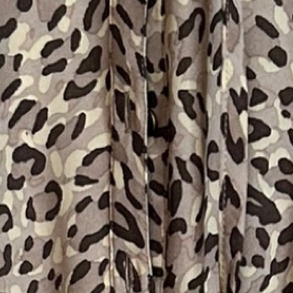 Loft Cheetah Print Dress (missing tie belt) Size 12 - Picture 5 of 16